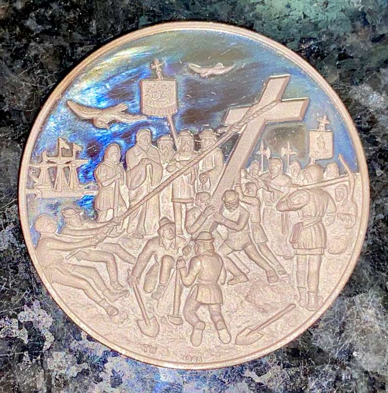 PIONEERS OF SOUTHERN AFRICA 925 SILVER - BARTHOLOMEU DIAS 1450-1500 - AMAZING TONING HISTORICAL MINT