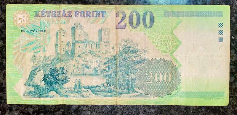 HUNGARY 200 FORINT 2002