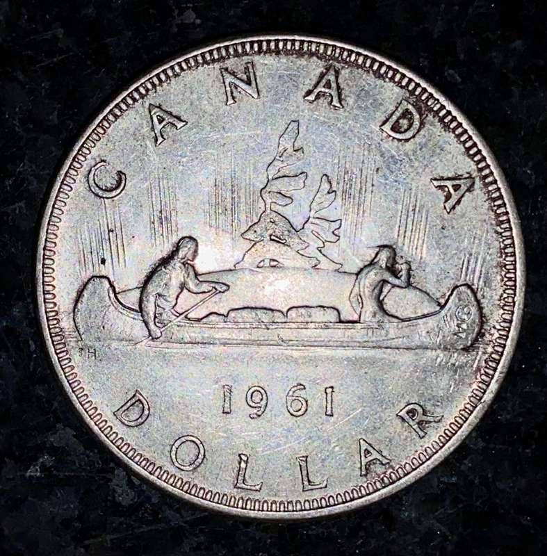 CANADA SILVER 1 DOLLAR 1951