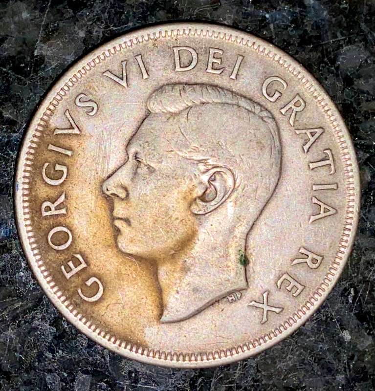 CANADA SILVER 1 DOLLAR 1950