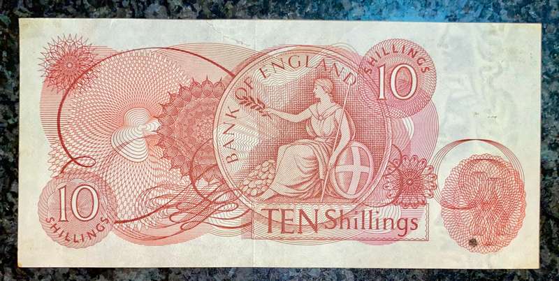 Great Britain 10 Shillings Bank of England ND