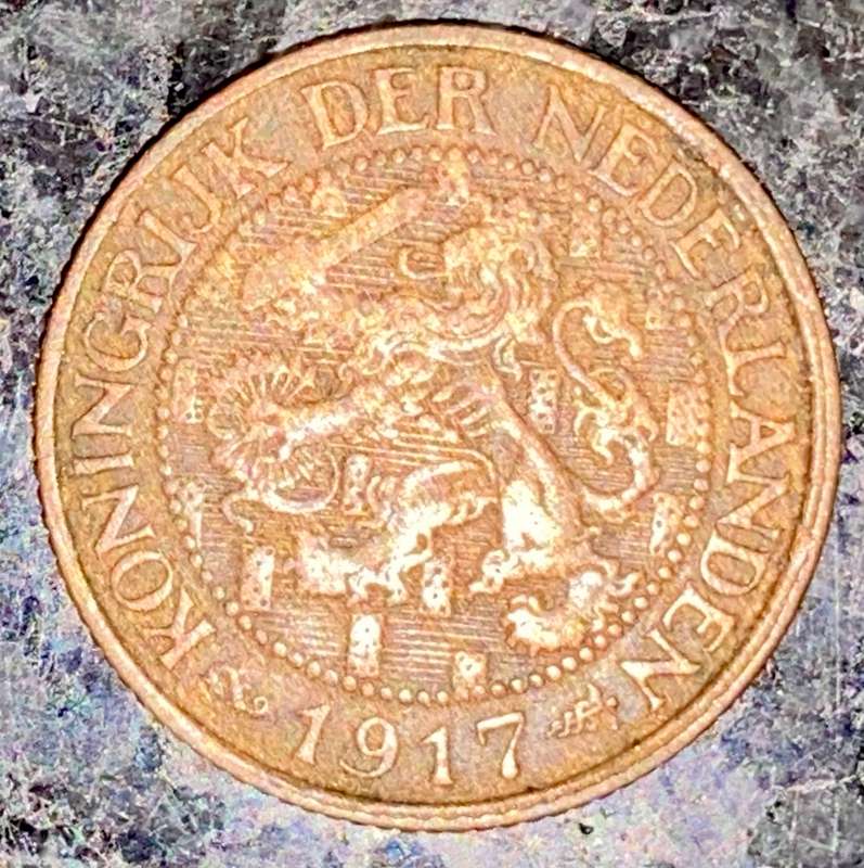 NETHERLANS 1 CENT 1917