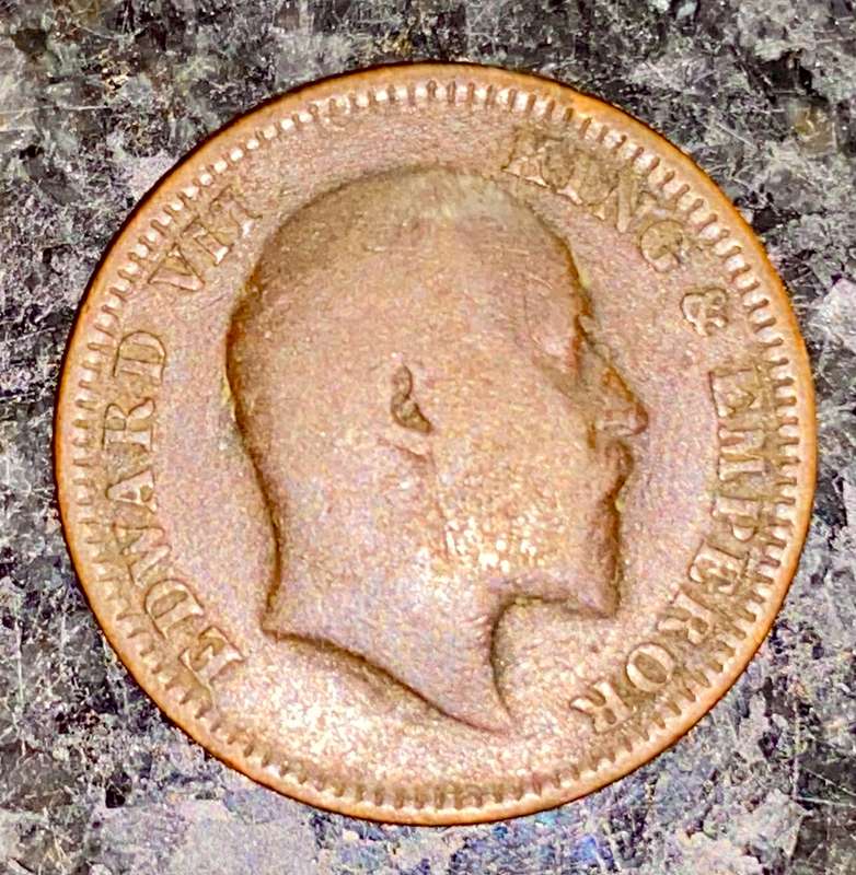 INDIA 1/4 ANNA 1904