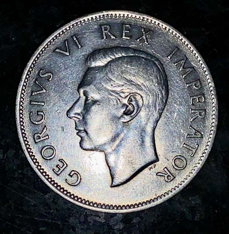 S A UNION SILVER 2 1/2 SHILLINGS 1941 GOOD CONDITION