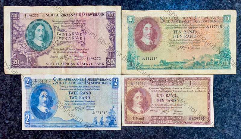 complete set G Rissik R20 to R1 - 1st issue 1962(1 bid takes all)