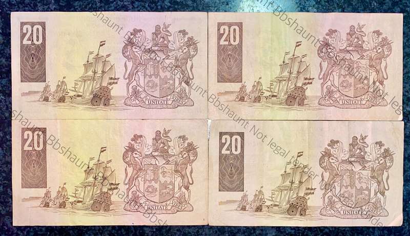 SET OF R20 -- CL STALS 1990 & GPC DE KOCK 1980s (1 BID TAKES ALL)