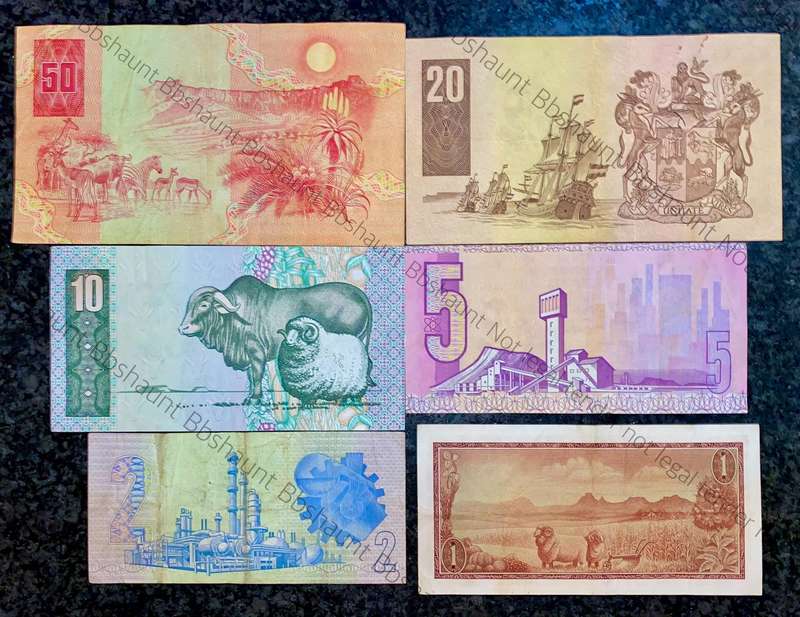 Complete Set CL Stals R50 to R2AA - 1st issue 1990 (R1 TW De Jongh)( 1 bid takes all )