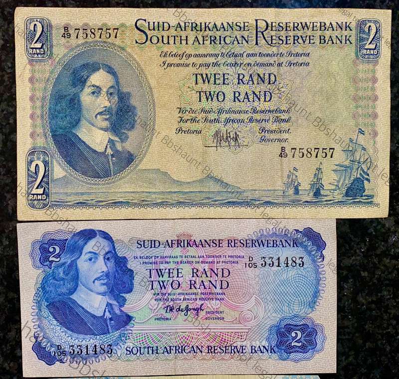 Set Of R2 - MH De Kock - TW De Jongh - De Kock & CL Stals 1961-1990 (1 bid takes all)