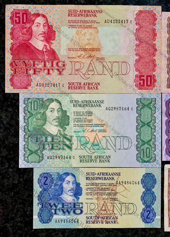 COMPLETE SET OF CL STALS & DECIMALS R50 TO R2AA --1ST ISSUE 1990 GOOD CONDITION [R1 DE JONGH 1975]
