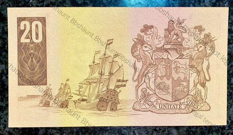 GPC DE KOCK VERY LOW NUMBER - D67 /000033 FIRST ISSUE FIRST PREFIX R20 GEM UNC 1981
