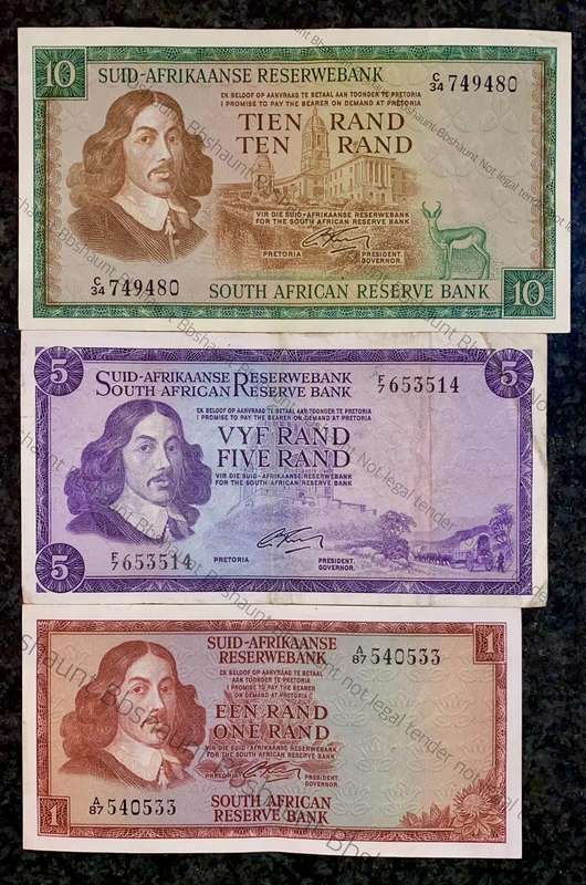 Complete Set G Rissik R10 to R1 - 2nd issue 1966 (1 bid takes all)