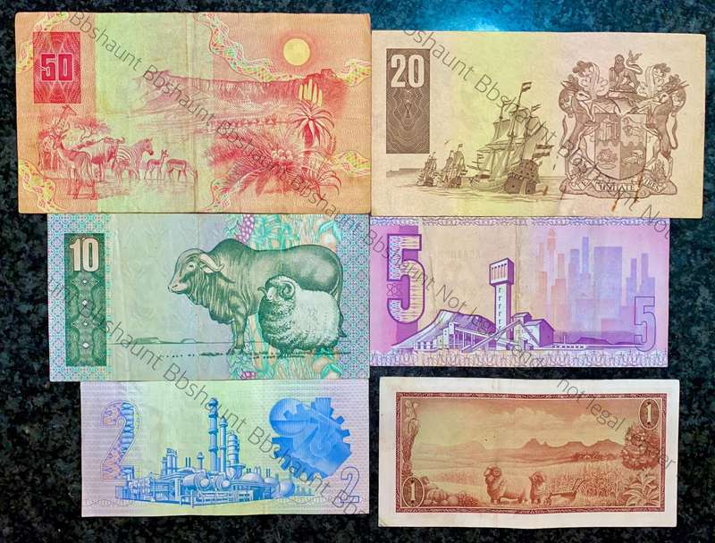 Complete Set CL Stals R50 to R2AA - 1st issue 1990 (R1 TW De Jongh)( 1 bid takes all )