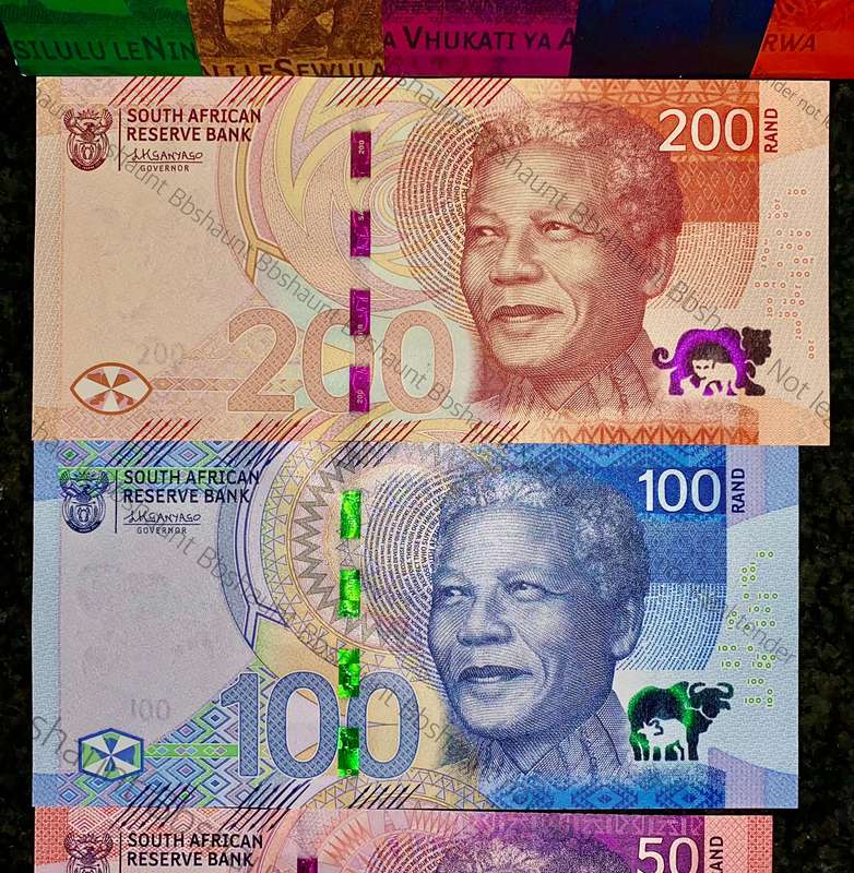 L KGANYAGO AA VERY LOW MATCHING NUMBERS -- AA0000218 --2023 UNC IN ORIGINAL S A RESERVE BANK FOLDER