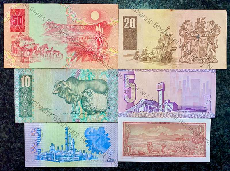 COMPLETE SET REPLACEMENT NOTES GPC DE KOCK R50XX TO R2WW - 1980s(R1 -Z27 TW DE JONGH (1 BID TAKES AL