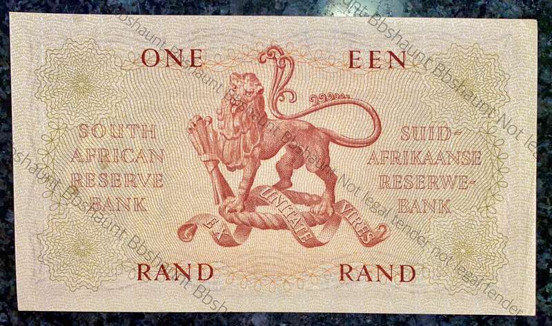 G RISSIK R1 -- 1ST ISSUE 1962 -- VAN RIEBEECK WTM UNC-AUNC