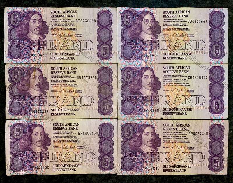 CL STALS R5 -- van Riebeeck wtm 1st issue 1990(1bid takes all)