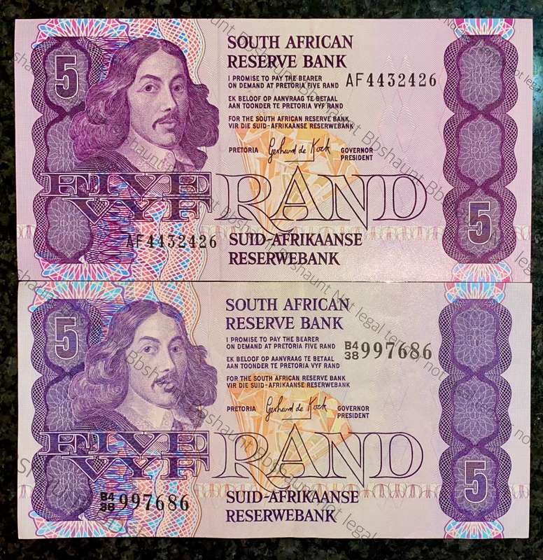 Gpc De Kock R5 two different colours (1 bid takes all)