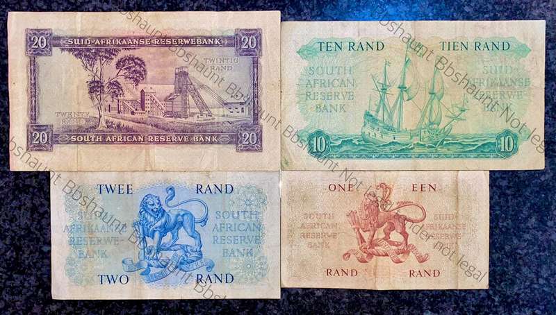 G Rissik & MH De Kock Set R20 to R1 -- 1st issue 1961/622 (1 bid takes all)