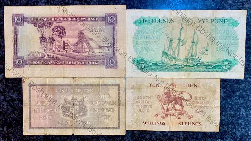 Mh De Kock. set 10 pound to 10 shillings 1946-1958 (1 bid takes all)