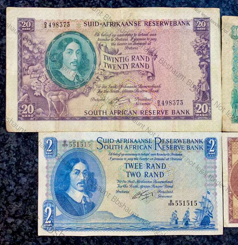 complete set G Rissik R20 to R1 - 1st issue 1962(1 bid takes all)