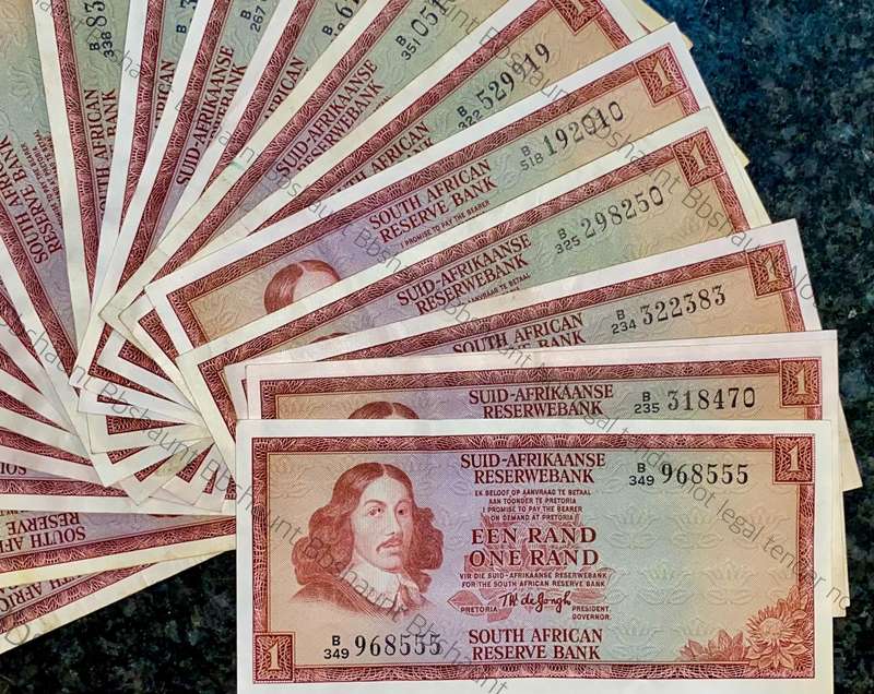 Tw De Jongh. R1 -- mostly EF -- B series 1973/75 (1 bid takes all 20)
