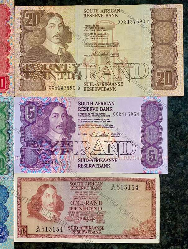 COMPLETE SET REPLACEMENT NOTES CL STALS R50XX TO R2WW - GOOD CONDITION 1990 (R1 Z26 -TW DE JONGH)