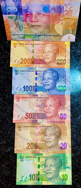 SOUTH AFRICA NELSON MANDELA 46664 MATCHING NO G.MARCUS AP0466640 VERY SCARCE IN SA RESERVE FOLDER