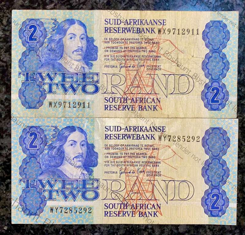 Replacement Note. GPC De Kock R2 - WY - 3rd issue 1990 (1 bid takes all)