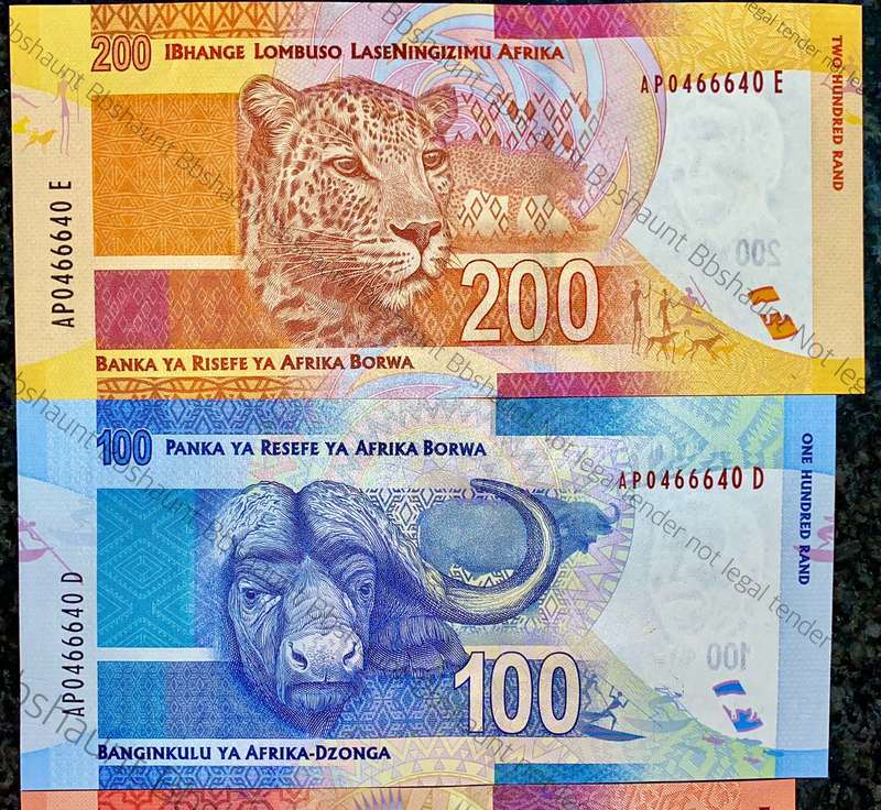 SOUTH AFRICA NELSON MANDELA 46664 MATCHING NO G.MARCUS AP0466640 VERY SCARCE IN SA RESERVE FOLDER
