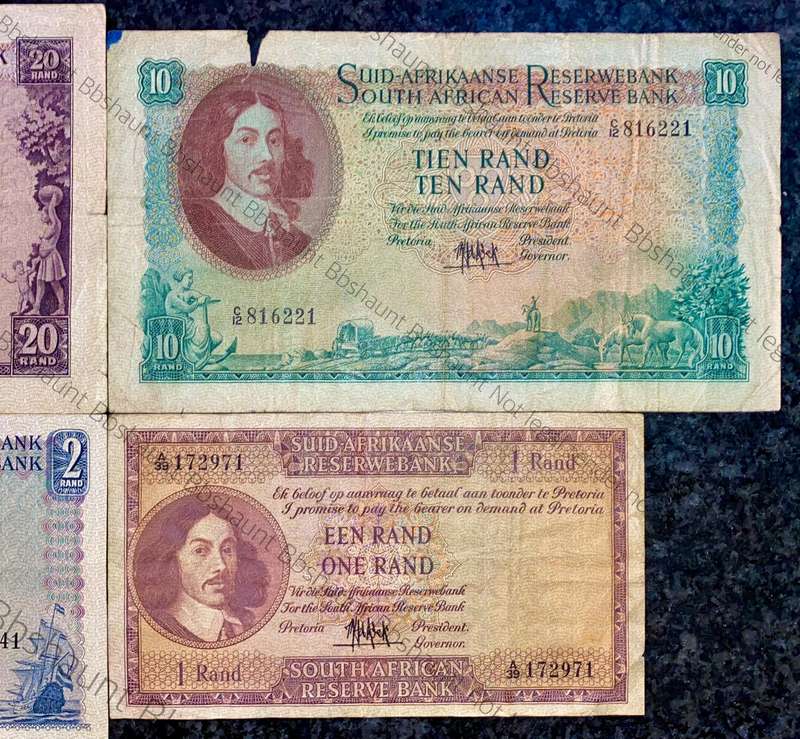 Complete Set Mh De Kock R20 to R1 -- 4th issue 1961 (1 bid takes all)