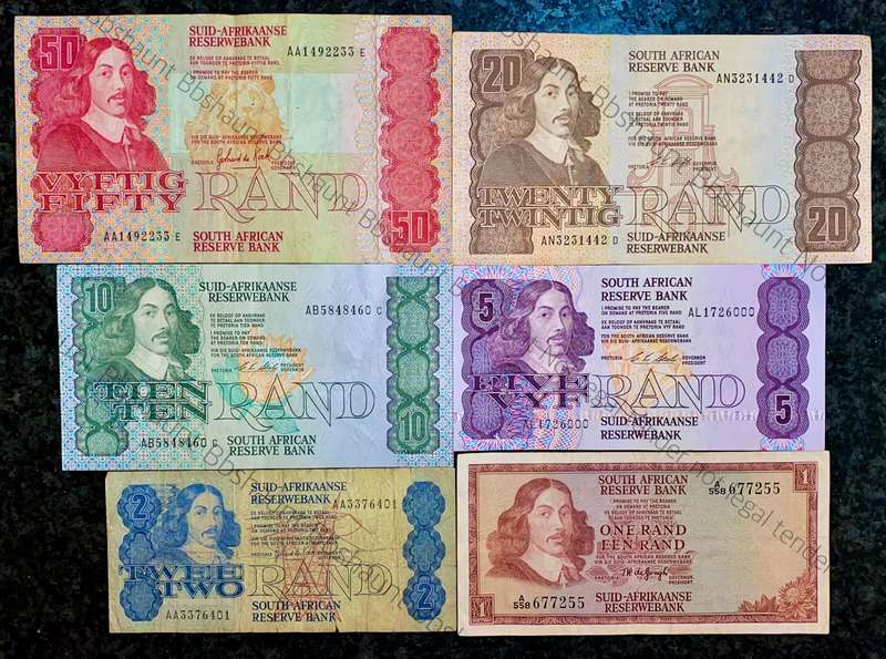 COMPLETE SET OF ALL AA OR A -- R50 TO R1 -- 1975-1990(1 BID TAKES ALL)