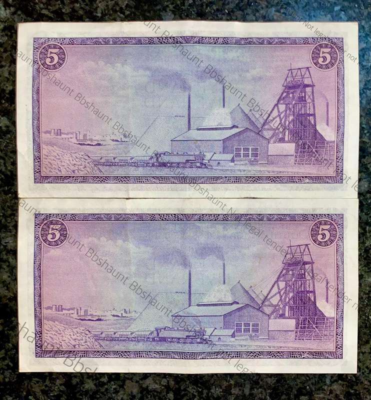 TW De Jongh R5 in seq F215 /632070-071 Springbuck wtm 1st issue 1967(1 bid takes all)