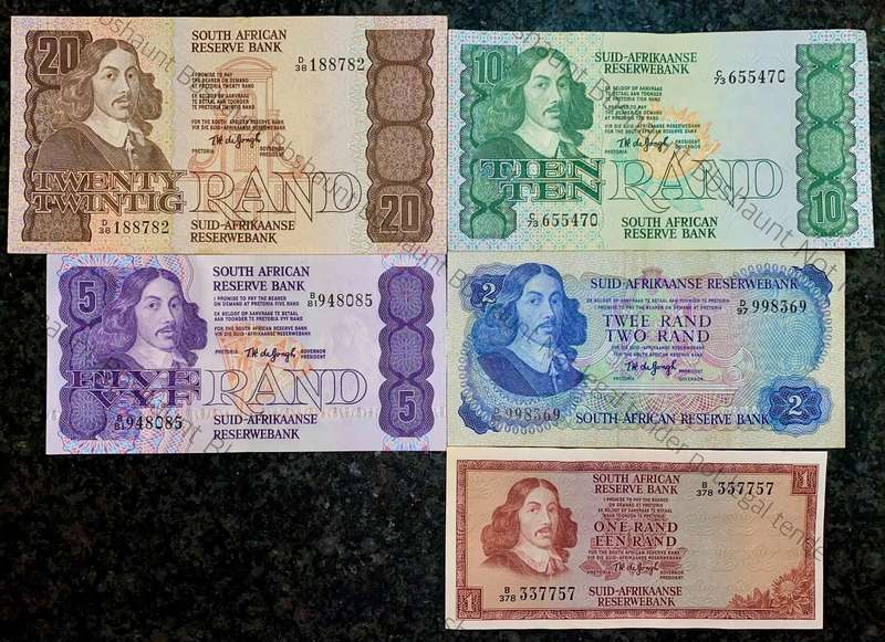 Tw De Jongh. Set R20 to R1 -- 1967 to 1978 (1 bid takes all)