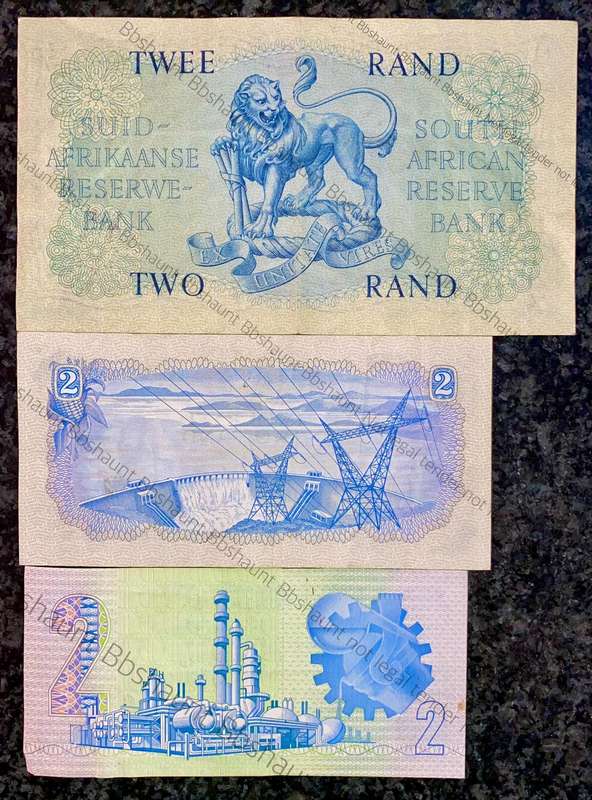 Set OF R2 -- Rissik - De Jongh & De Kock 1962-1980s(1 bid takes all)