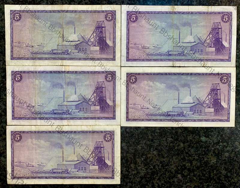 Tw De Jongh. R5 springbuck wtm & van Riebeeck wtm 1967/1976 (1 bid takes all)
