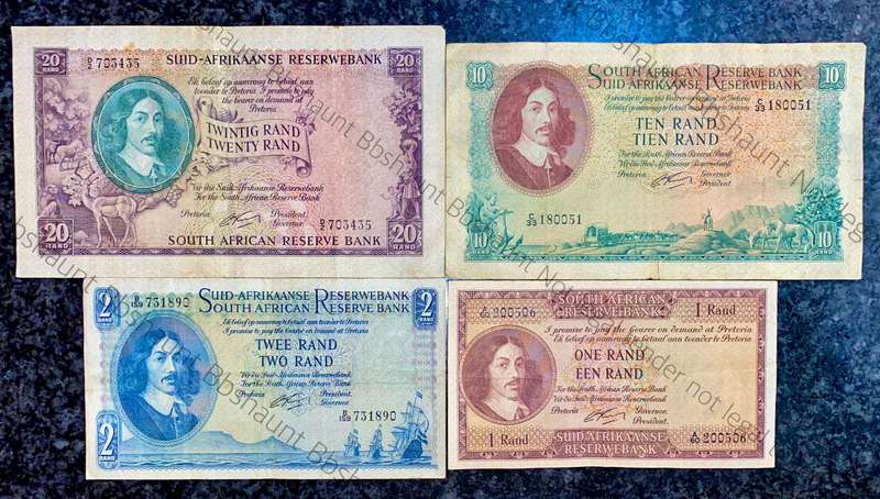 Complete set G Rissik R20 to R1 - 1st issue 1962(1 bid takes all)