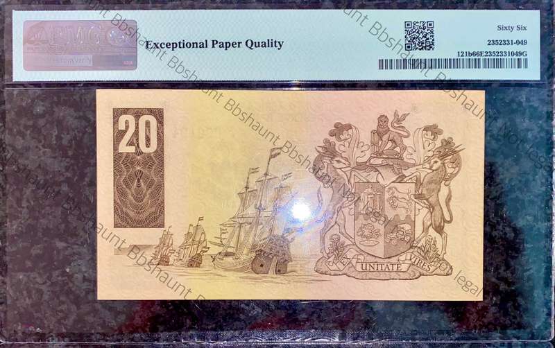 GPC De Kock Graded Low Matching No -000104 First Issue R20, R10 & R5 Graded Gem UNC EPQ 66 & 64 PMG