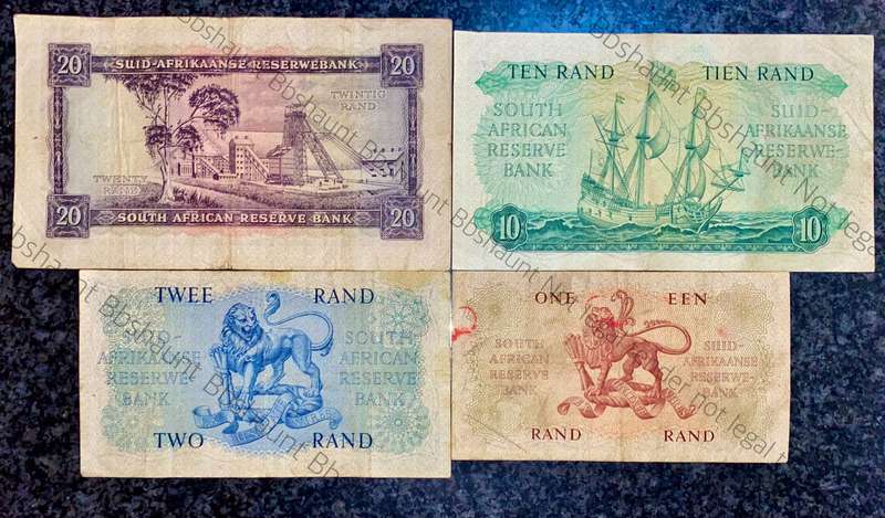 complete set Mh De Kock R20 to R1 -- 4th issue 1961 (1 bid takes all)