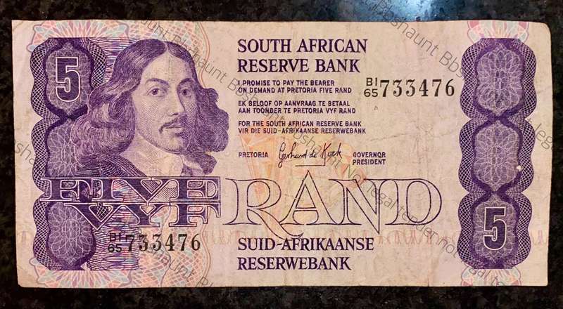 GPC De Kock. R5 scarcer B1 65/733476 First issue 1981
