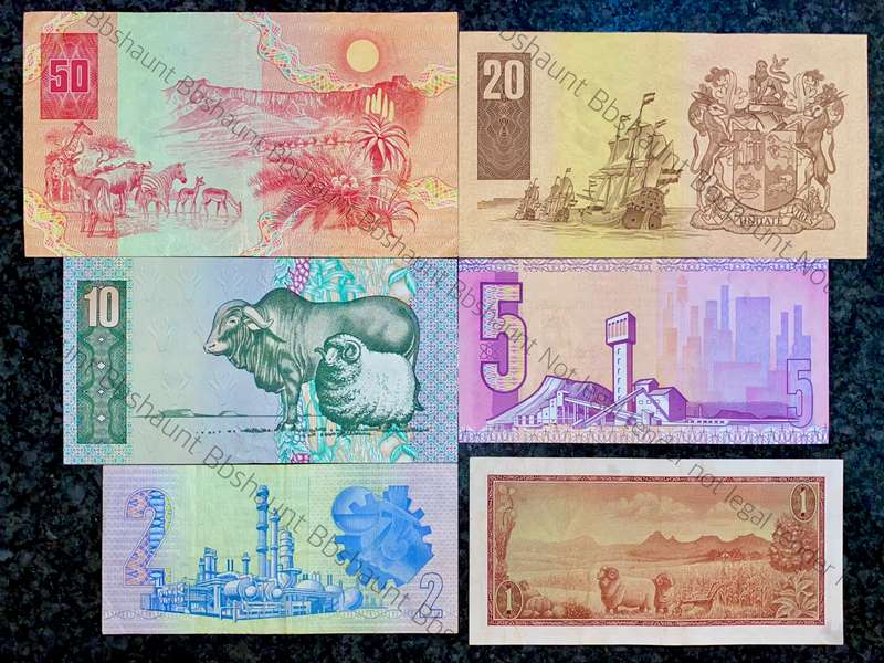 Complete Set CL Stals R50 to R2AA -- 1st issue 1990 (R1 TW De Jongh) (1 bid takes all)