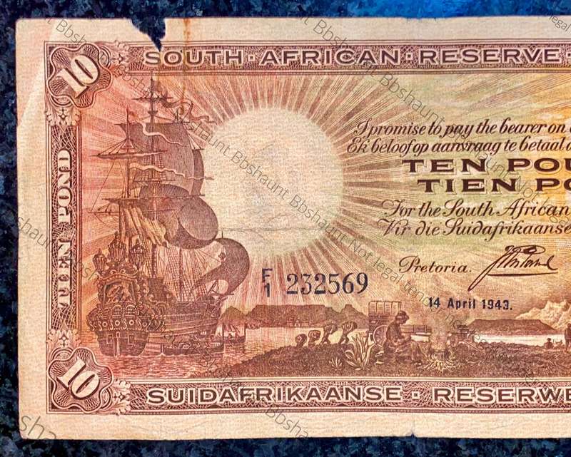 J Postmus 10 pound - F1 April 14th 1943 -