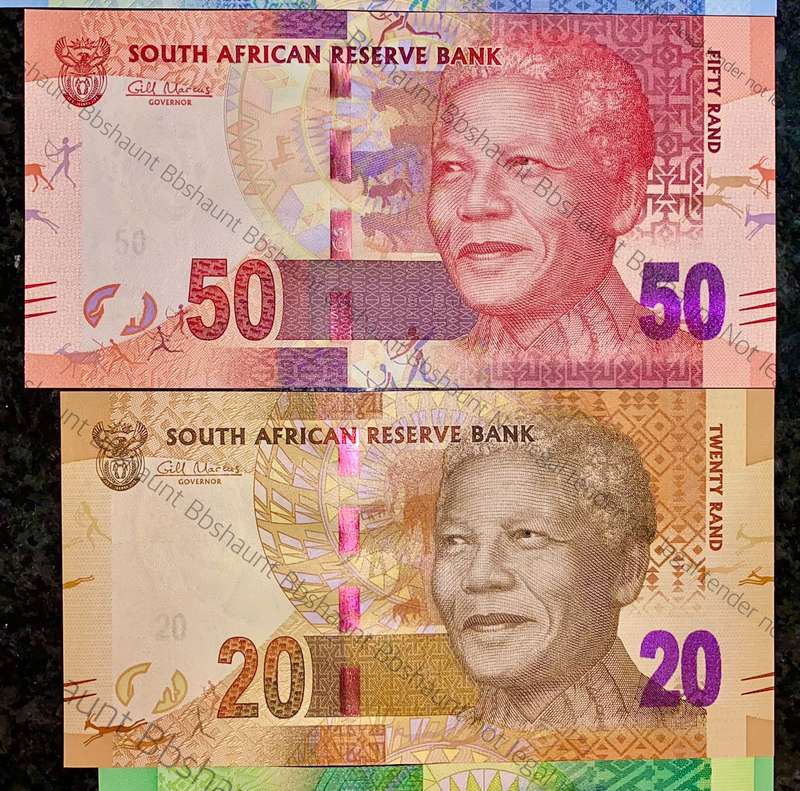 SOUTH AFRICA NELSON MANDELA 46664 MATCHING NO G.MARCUS AP0466640 VERY SCARCE IN SA RESERVE FOLDER