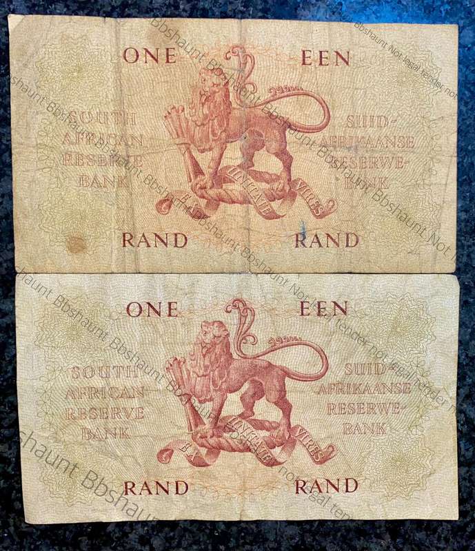 Mh De Kock & G Rissik R1 -- A2 & A112 -- 1961 & 1962(1 bid takes all)