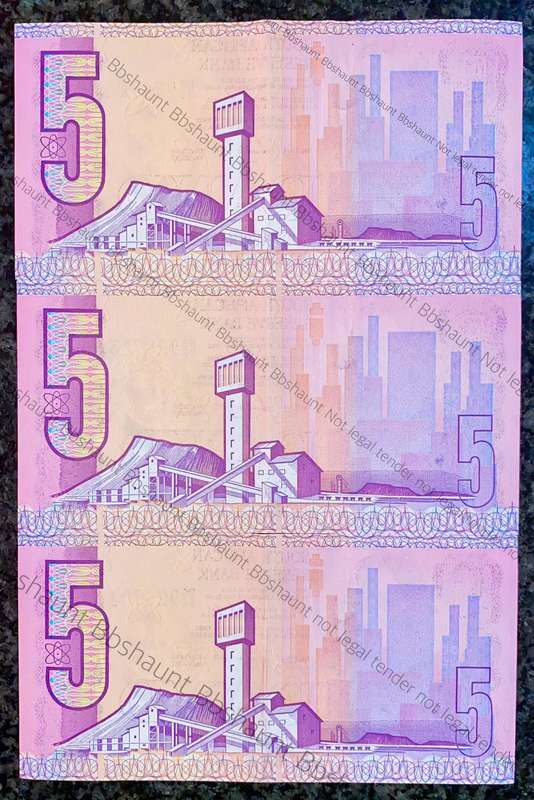 GPC De Kock. R5 in sequence B6 38/928714-713 & 704-- 3rd issue 1984 (1 bid takes all)