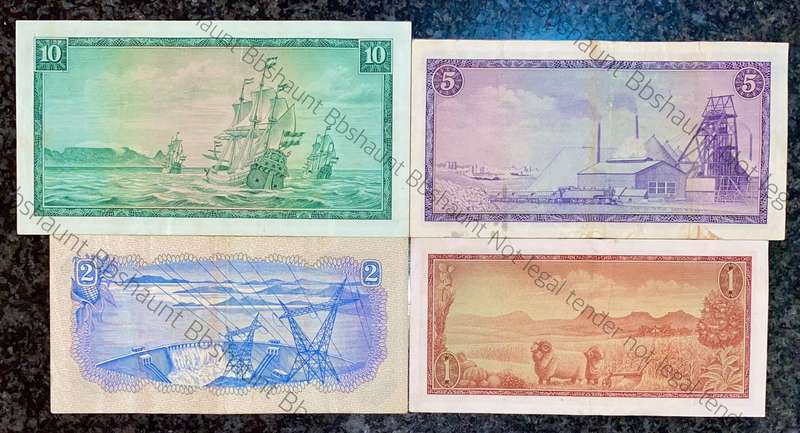 complete set T.W De Jongh R10 to R1 mostly springbuck wtm 1967-1975(1 bid takes all)