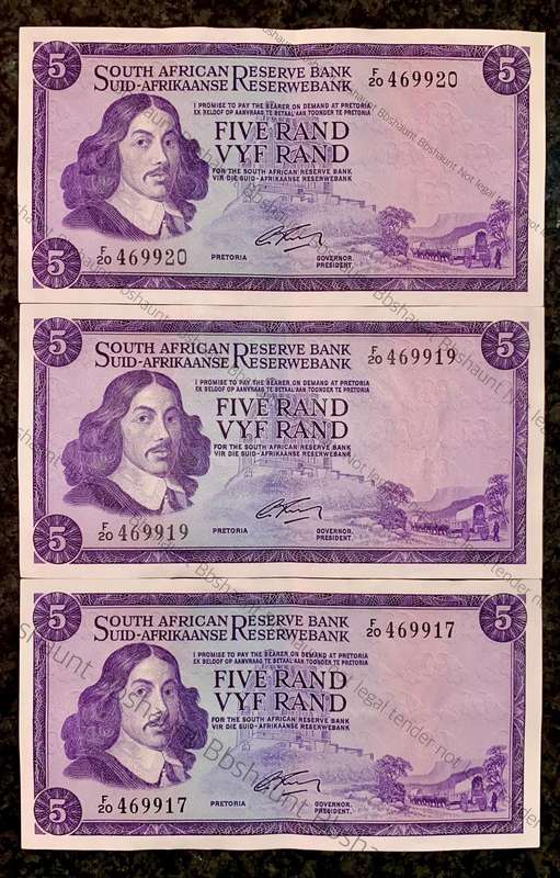 G Rissik. R5 in sequence F20 /469920-917 -- 2nd issue 1966(1 bid takes all)