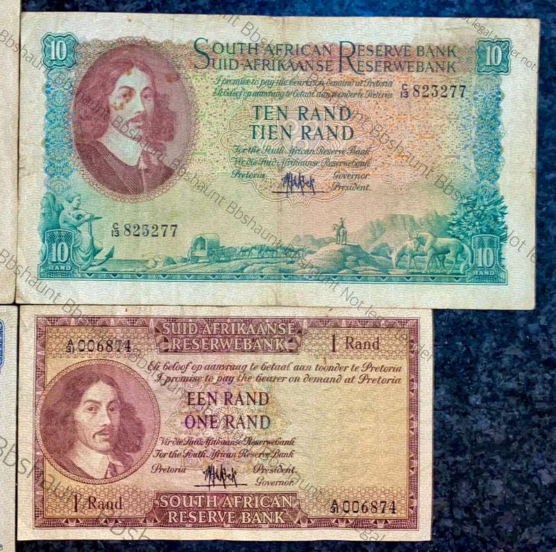 complete set Mh De Kock R20 to R1 -- 4th issue 1961 (1 bid takes all)