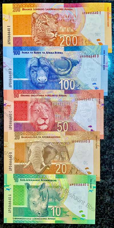 SOUTH AFRICA NELSON MANDELA 46664 MATCHING NO G.MARCUS AP0466640 VERY SCARCE IN SA RESERVE FOLDER