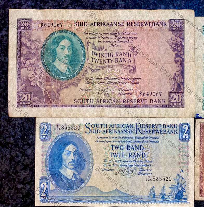 complete set G Rissik R20 to R1 - 1st issue 1962 (1 bid takes all)