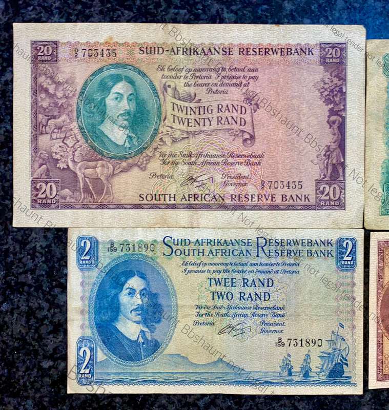 Complete set G Rissik R20 to R1 - 1st issue 1962(1 bid takes all)